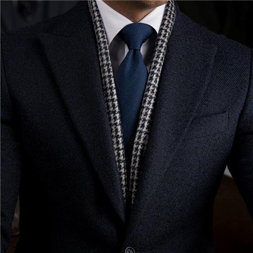 کراوات Heritage Navy / پدرِ پیچ‌ودراه (Houndstooth Heritage)